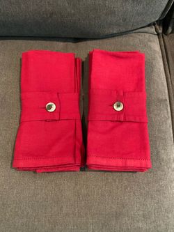 Cloth Napkins, Price for Both 4ct Sets