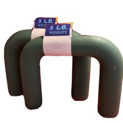 2 U Shaped 5 lb Pound Weight Set $8