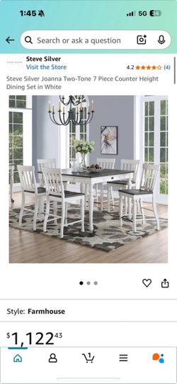 New Wood Table With Chairs 