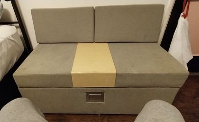 Ottoman With USB Outlet