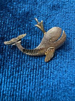 14K Gold Whale Pendant | Ocean Charm | 0.7g