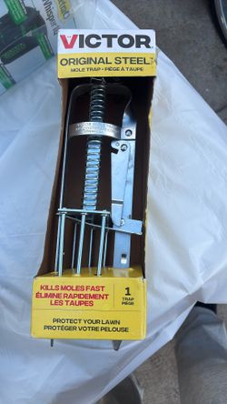 Victor original Steel mole Trap Piege A Taupe