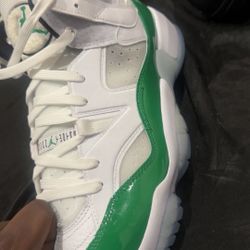 Nike Jumpman Two Trey white/lucky green-black size 12 Mens