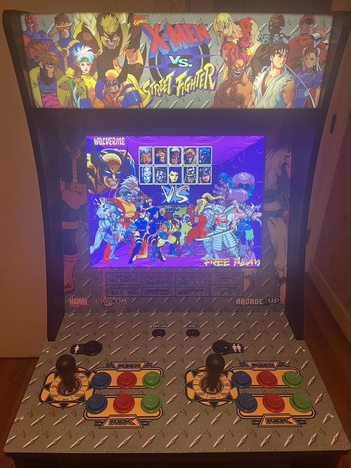 X-MEN VS. Street Fighter Arcade1UP