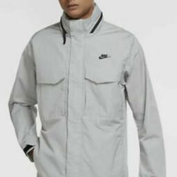 Nike Sportswear Premium Essentials Grey Jacket.
