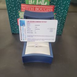 Lab Grown Emerald Diamond Ring