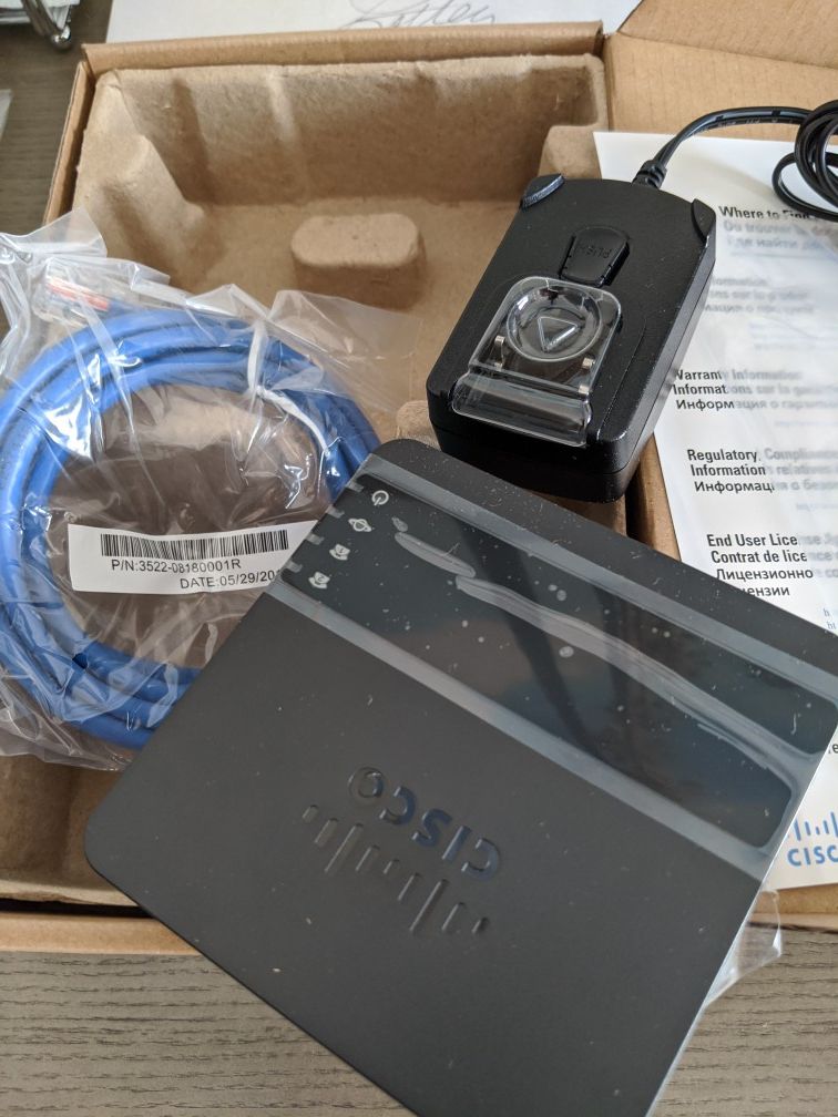 5 brand new Cisco ATA 190 UC2 port analog telephone adapters