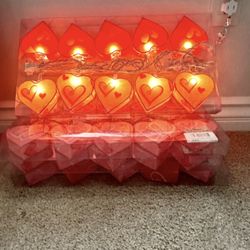 VALENTINE’S HEART SHAPED PAPER STRING LIGHT 