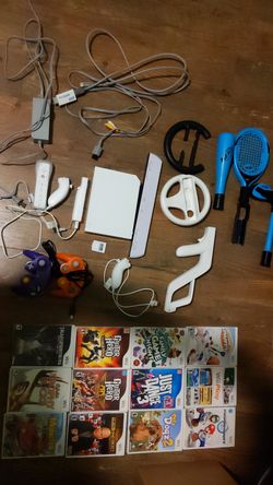 Nintendo wii with loads of accessories and 12 games