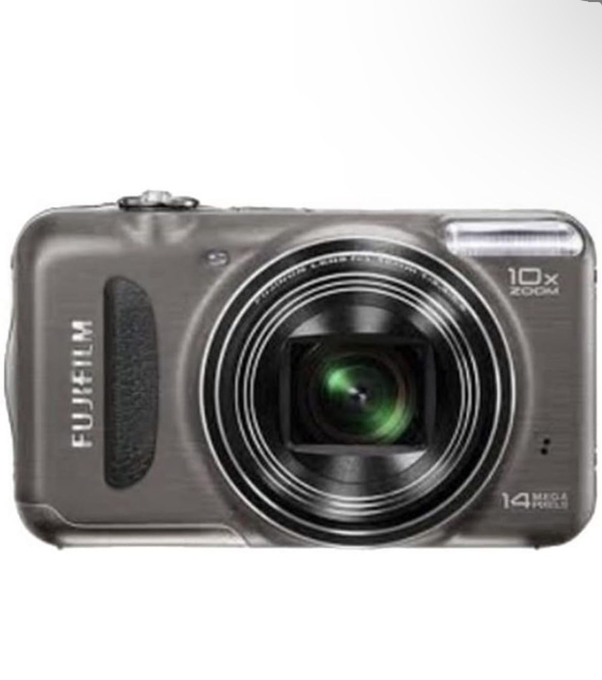 Fujifilm FinePix T200 14 MP Digital Camera with 10x Optical Zoom (Gunmetal)