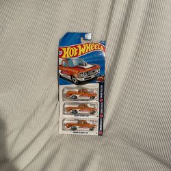 Hot wheels/ Custom 72 Chevy luv/ drag racers/ Mattel