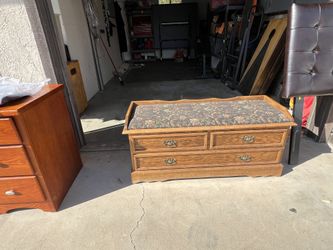 Oak Trunk/ Bench