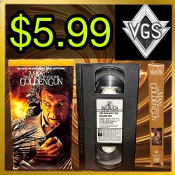 *RETRO* The Man with the Golden Gun VHS – James Bond 007 Collection – 1974