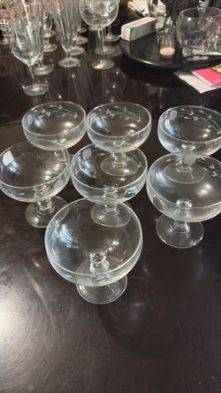 Princess house dessert champagne glass