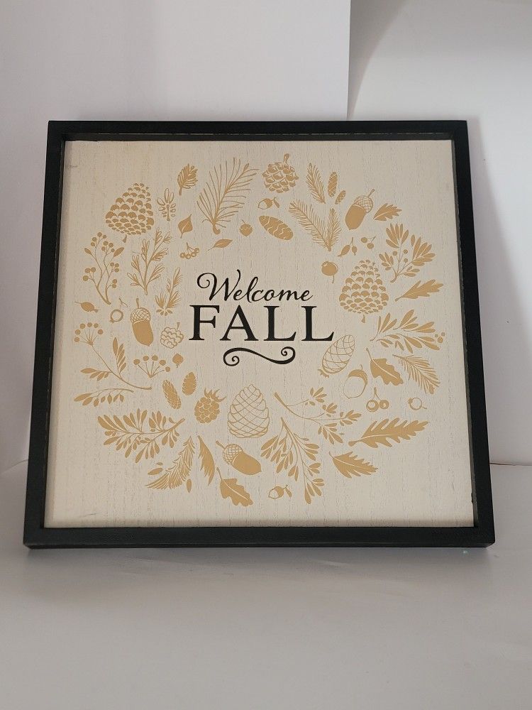Welcome Fall Decoration 