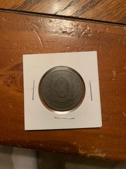 Bank token 1844 half penny