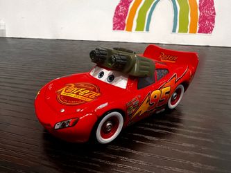 DISNEY PIXAR MCQUEEN WITH NIGHT GOGGLES - DIECAST - ORIGINAL