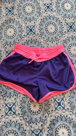 Neon Blue And Purple Size Small Shorts 