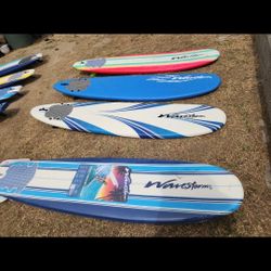 7 And 8 Ft Soft Top Beginner Surfboards They Range From $60 To $180