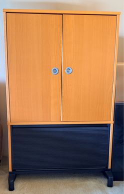 Storage Cabinet with Hidden Desk / Workstation - IKEA - $95