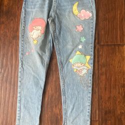 Little Twin Star Jeans, Size 9