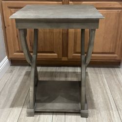 Grey Side Table $25
