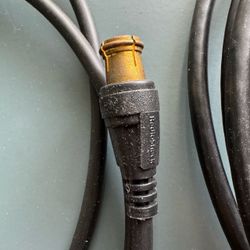 Lot of 6 Various RCA Cable TV & Other Video/Audio Connecting Monster Gold Cables