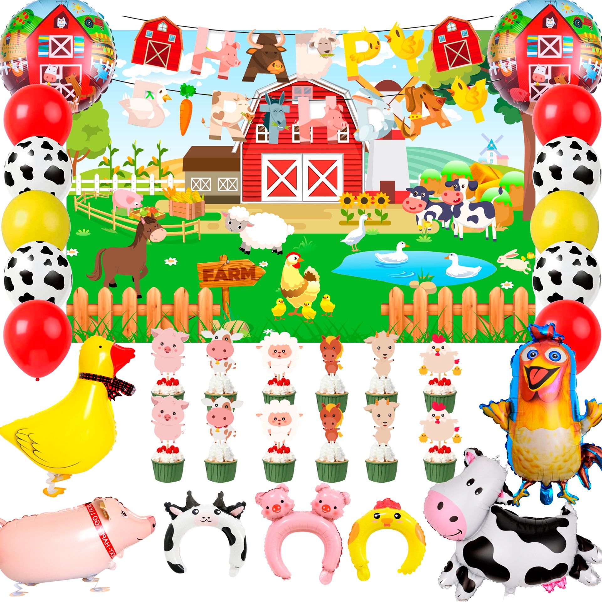 Farm Birthday Party Supplies