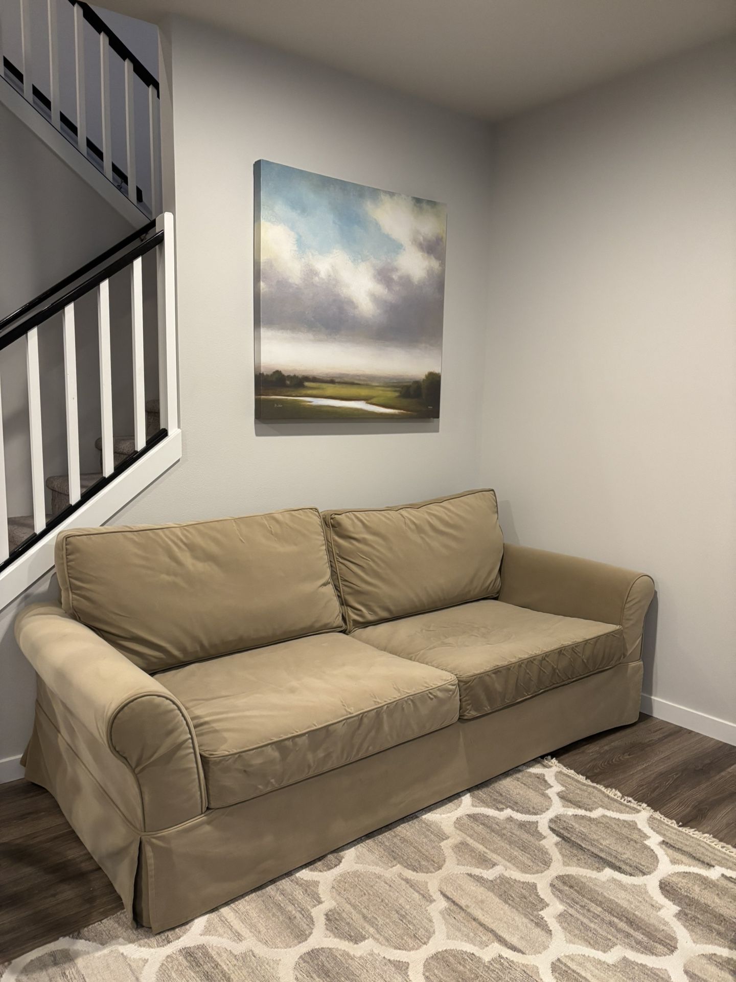 Pottery Barn PB Comfort Slipcovered Sofa 92”