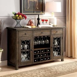 Brand New Rustic Walnut Storage Server