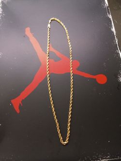 25 grams 14k gold rope chain