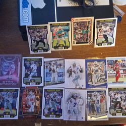 Selling Football Cards For 30 Buck Hopefully But We Can Make A Deal