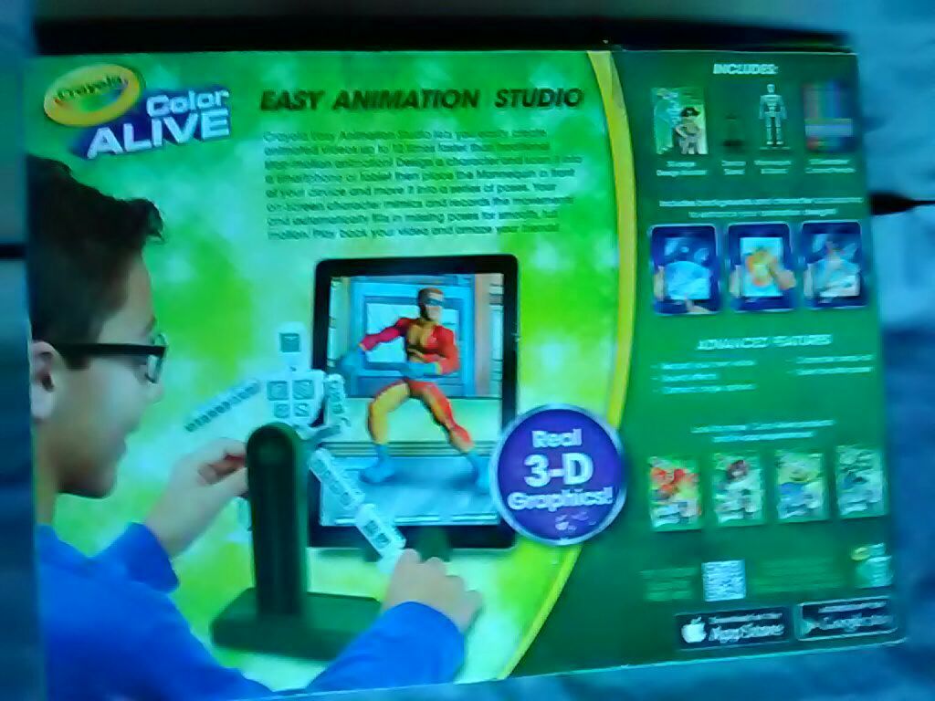 Crayola Color Alive Easy Animation Studio NIB
