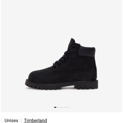 Toddler 6 Inch Black Timberlands 