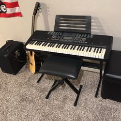 Rock Jam 61 Keyboard / Piano With Stool 