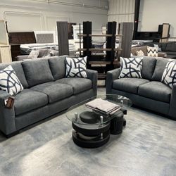 2-piece Sofa & Loveseat 