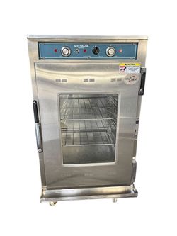 Cook & Hold Oven Alto Shaam 1000-TH-II/D Heated Food Warming Work Top Cabinet 1/2 Height On Wheels #4307