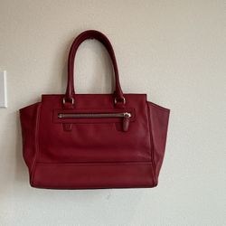 NWT Coach Red Leather Tote Bag – Classic City Style