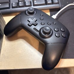 VOYEE Switch Controller Wireless, Pro Controllers Compatible with Switch/Lite/OLED/PC, One-Key Pairing Gamepad with 9-Color RGB LEDs 1000mAh Battery 6