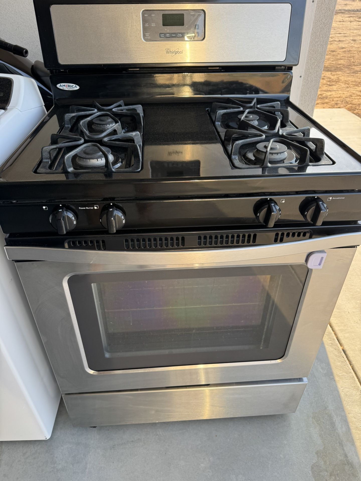 Whirlpool gas stove