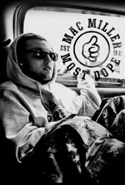 Mac Miller Most Dope Cover Wall Poster 24"x36"