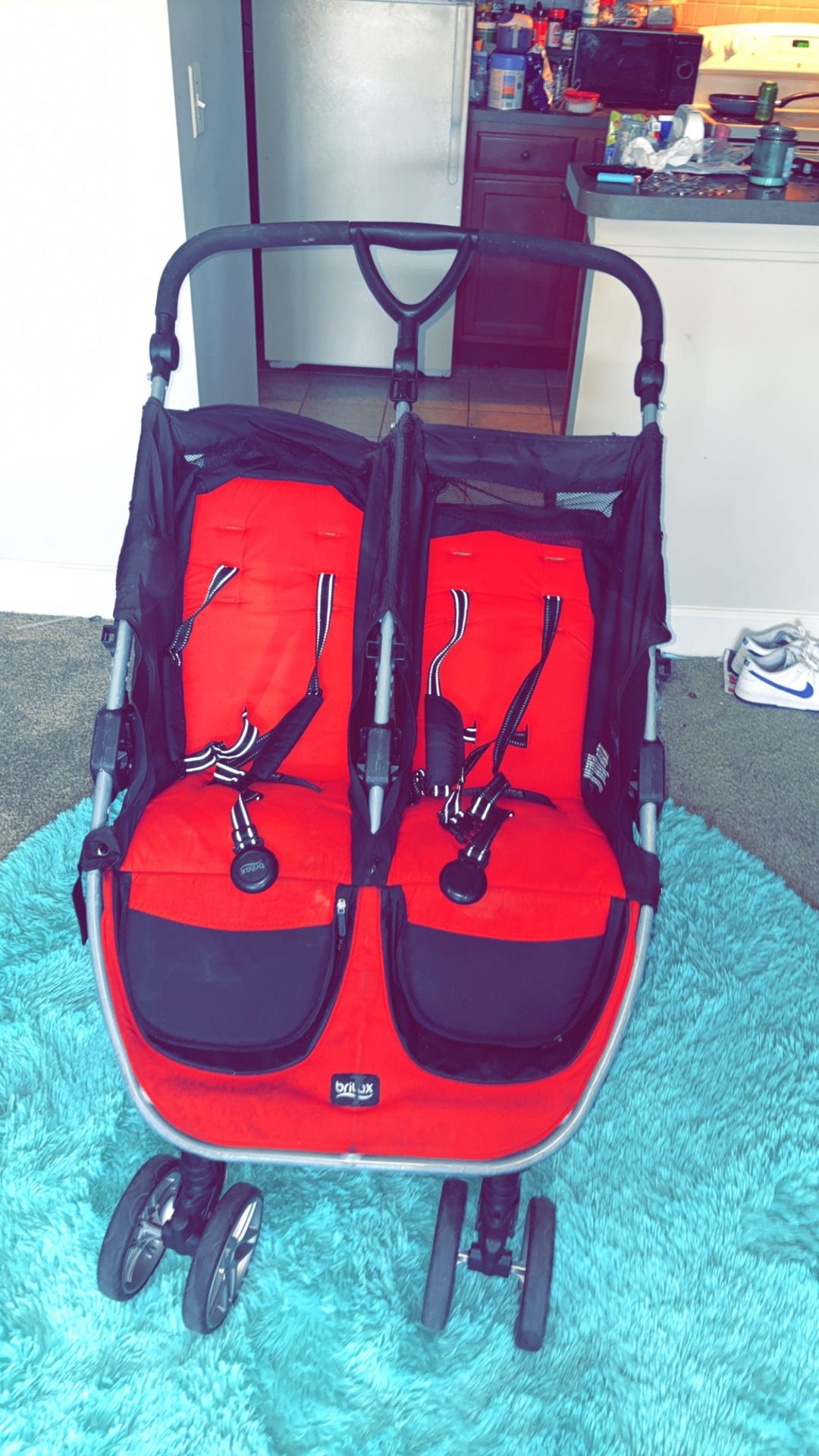 Easy Fold Double Stroller