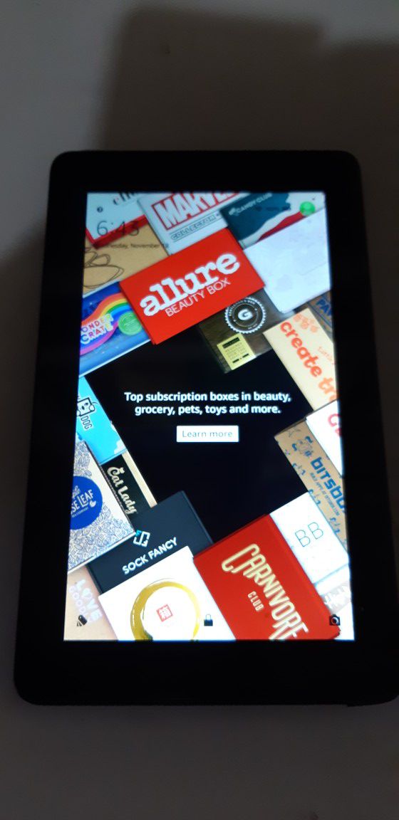 Amazon kindle Fire 7 5th Generation 7 inch screen