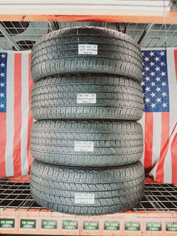 ✅ 4 USED TIRES 275/65R20 GOODYEAR FORTITUDE HT ALL SEASON 275 65 18