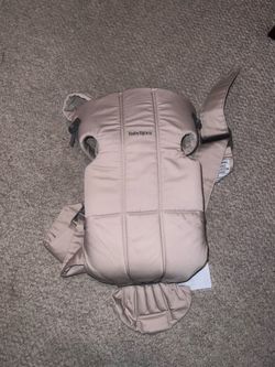 BabyBjörn Mini Baby Carrier Beige Woven – Excellent Condition