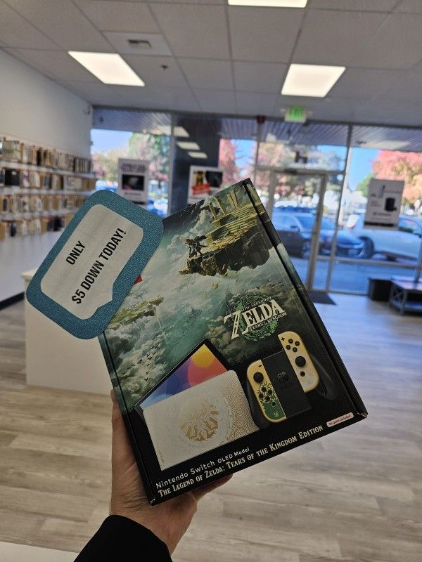 Nintendo Switch OLED Zelda Edition Handheld Gaming Console NEW - BLACK FRIDAY DEALS - Pay $1 DOWN AVAILABLE