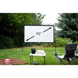 OEG Projector Outdoor Big Screen 92L Portable 92" Movie Screen