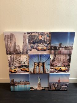 Large New York canvas wall art/decor