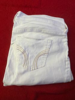 White Hollister Jeans (Skinny Size 1)