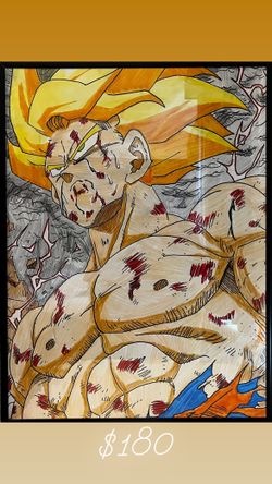 Goku Art Poster 